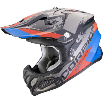 Casque cross Scorpion VX-22 AIR CX NOIR/BLEU/ROUGE
