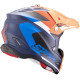 Casque cross Scorpion VX-22 AIR BETA BLEU MAT/ORANGE