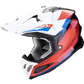 Casque cross Scorpion VX-22 AIR BETA NOIR/ROUGE/BLANC