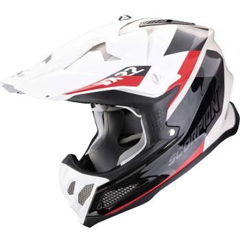 Casque cross Scorpion VX-22 AIR BETA SABLE/BLANC