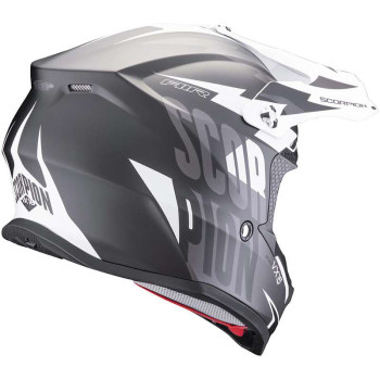 Casque cross Scorpion VX-16 EVO AIR SLANTER Noir mat / Argent
