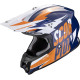 Casque cross Scorpion VX-16 EVO AIR SLANTER Bleu / Orange