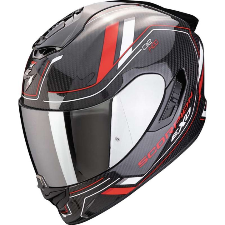 Casque Scorpion EXO-1400 EVO II CARBON AIR MIRAGE NOIR/ROUGE