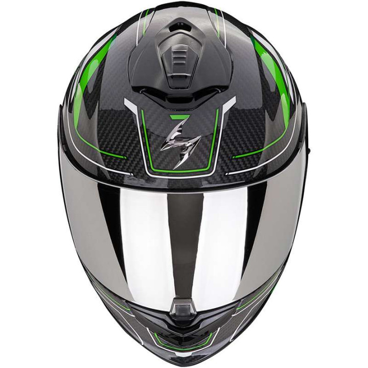 Casque Scorpion EXO-1400 EVO II CARBON AIR MIRAGE NOIR/VERT