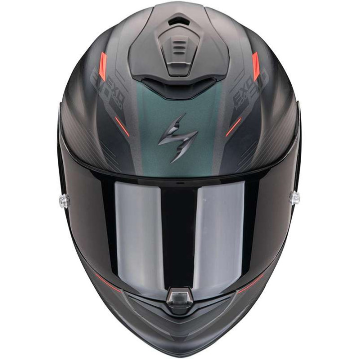 Scorpion EXO-1400 EVO II AIR LUMA BLACK MAT/VERT helmet