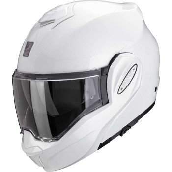 Casque moto modulable Scorpion EXO-TECH EVO PRO SOLID BLANC