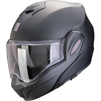 Casque moto modulable Scorpion EXO-TECH EVO PRO SOLID NOIR MAT