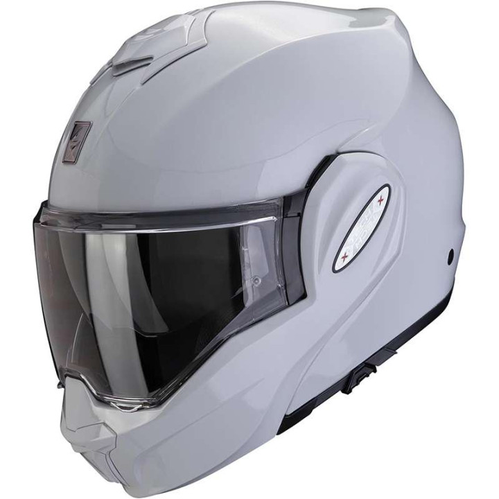Casque moto modulable Scorpion EXO-TECH EVO PRO SOLID GRIS CLAIR