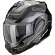 Casque moto modulable Scorpion EXO-TECH EVO PRO COMMUTA NOIR/ARGENT/JAUNE