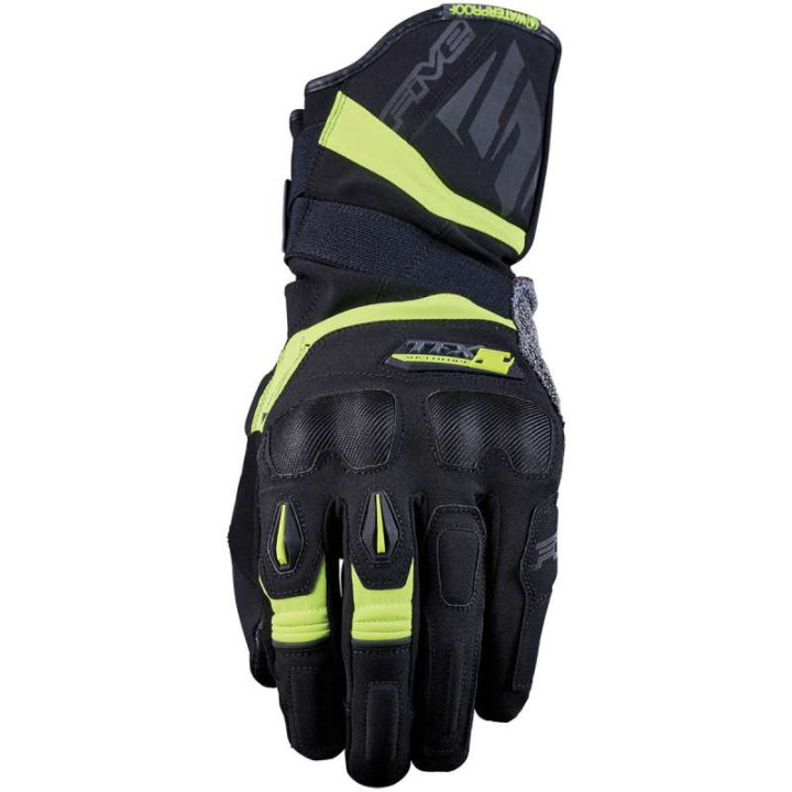 Aventure Five TFX2 WP Motorcycle Gloves Black/Yellow