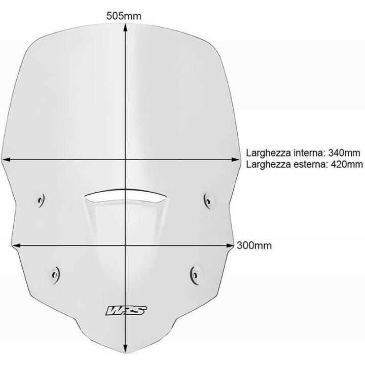 Bulle WRS CAPONORD (HO061) HONDA XL750 TRANSALP