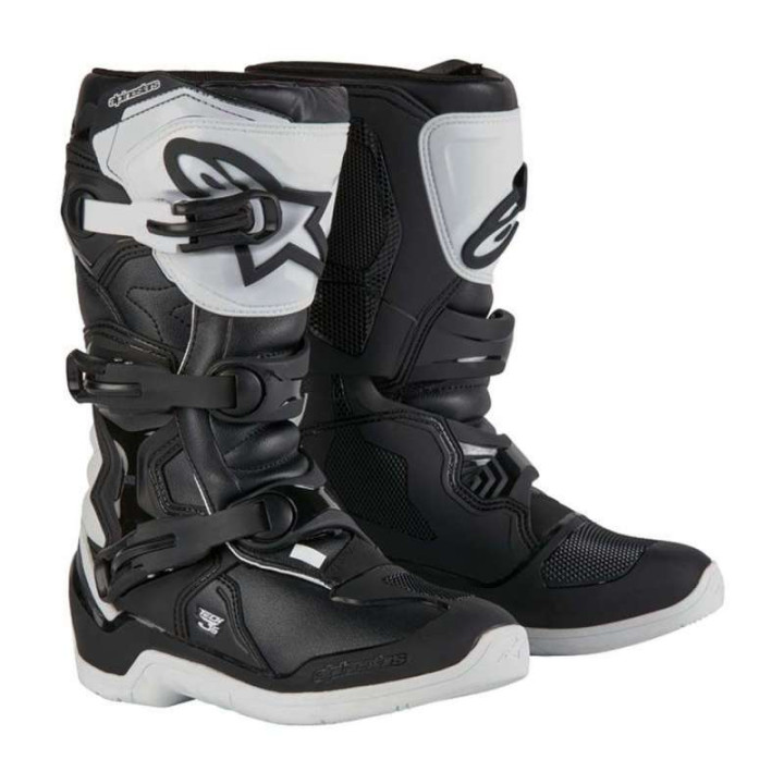 Bottes cross enfant Alpinestars TECH 3S YOUTH Noir/Blanc