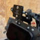 Support alu barre 12mm pour GPS/téléphone/tablette