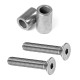 Kit entretoise 15mm pour support GPS