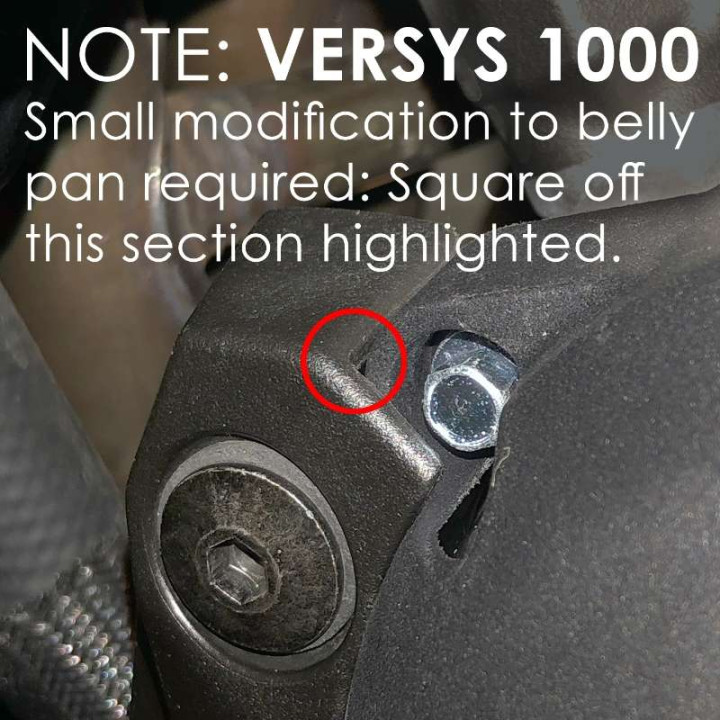 Protections moteur GBRacing Kawasaki Versys 1000