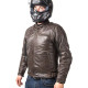 HELITE ROADSTER 2 Airbag leather jacket Brown