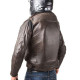 HELITE ROADSTER 2 Airbag leather jacket Brown