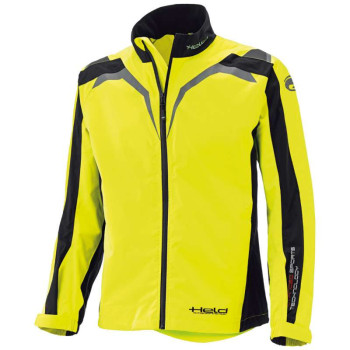 Veste de pluie moto Held RAINBLOCK TOP Jaune Fluo