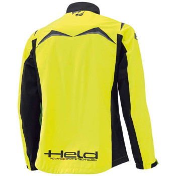 Veste de pluie moto Held RAINBLOCK TOP Jaune Fluo
