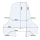 Givi 308A clear windshield (without mount)