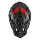 Nexx X.WED3 KEYO CARBON motorcycle helmet Grey / Red