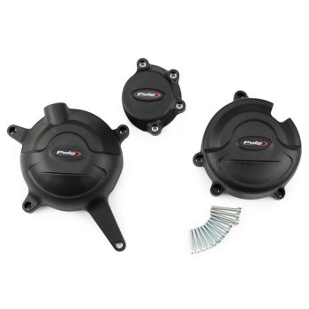 Couvre-carters droit et gauche Puig Championship (21648N) Honda CB500X/CB500F/CBR500R
