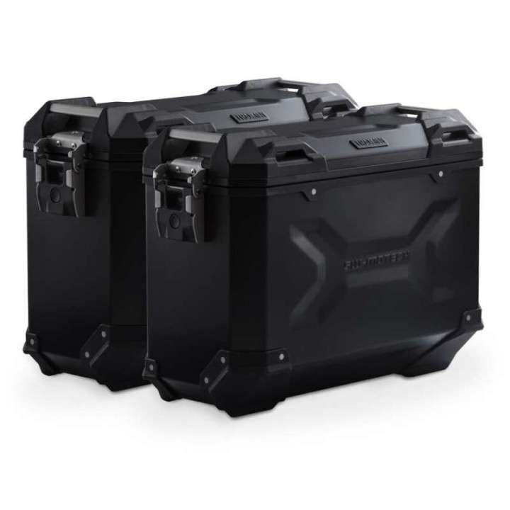 SW-Motech TraX ADVENTURE 2x45L BMW R1300GS aluminum suitcase kit