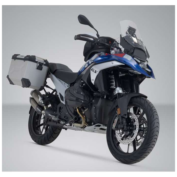 SW-Motech TraX ADVENTURE 2x45L BMW R1300GS aluminum suitcase kit