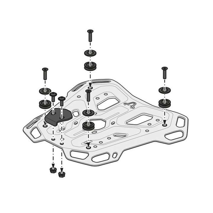 Kit top case SW-Motech TRAX ADV BMW R1300GS