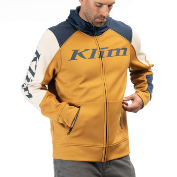 Gilet Klim STEALTH - Golden Brown-Dress Blue