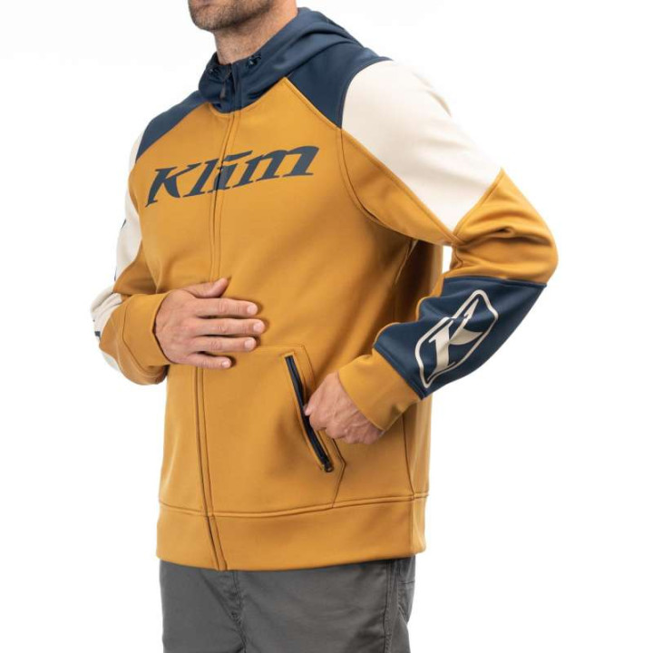 Gilet Klim STEALTH - Golden Brown-Dress Blue