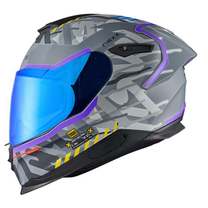 Casque moto Nexx Y.100R URBANGRAM Gris