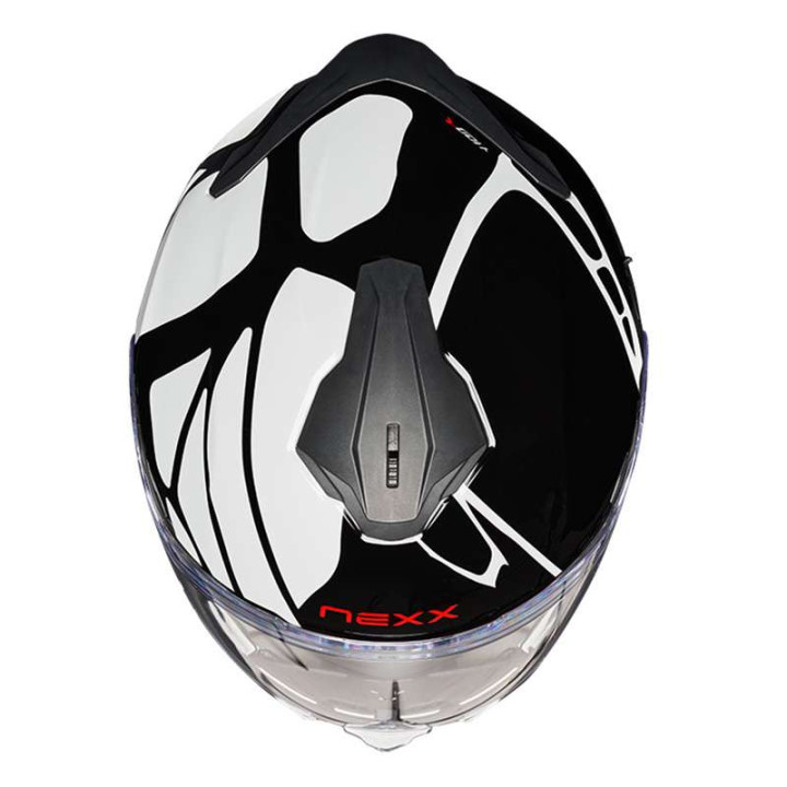 Casque moto Nexx Y.100 B-SIDE NOIR/BLANC