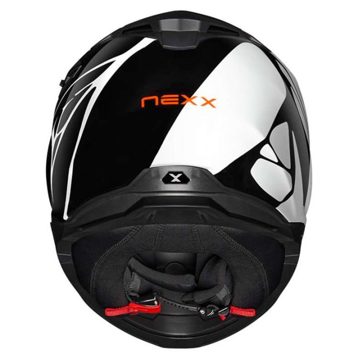 Casque moto Nexx Y.100 B-SIDE NOIR/BLANC