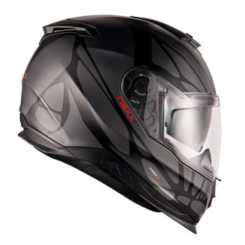 Casque moto Nexx Y.100 B-SIDE NOIR/GRIS