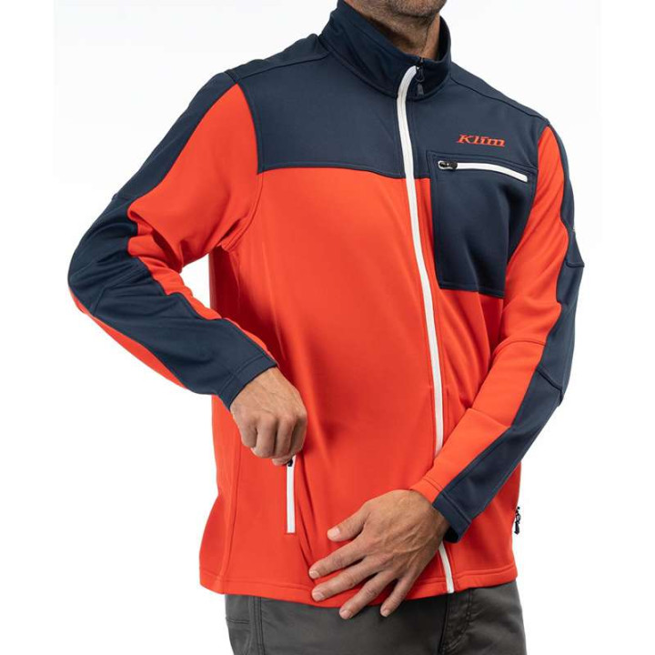 Gilet Klim GLACIER Rouge / Bleu