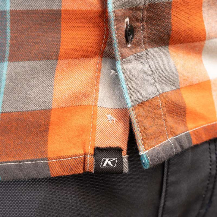 KLIM ALDERSON MIDWEIGHT FLANNEL Shirt Red/Orange 