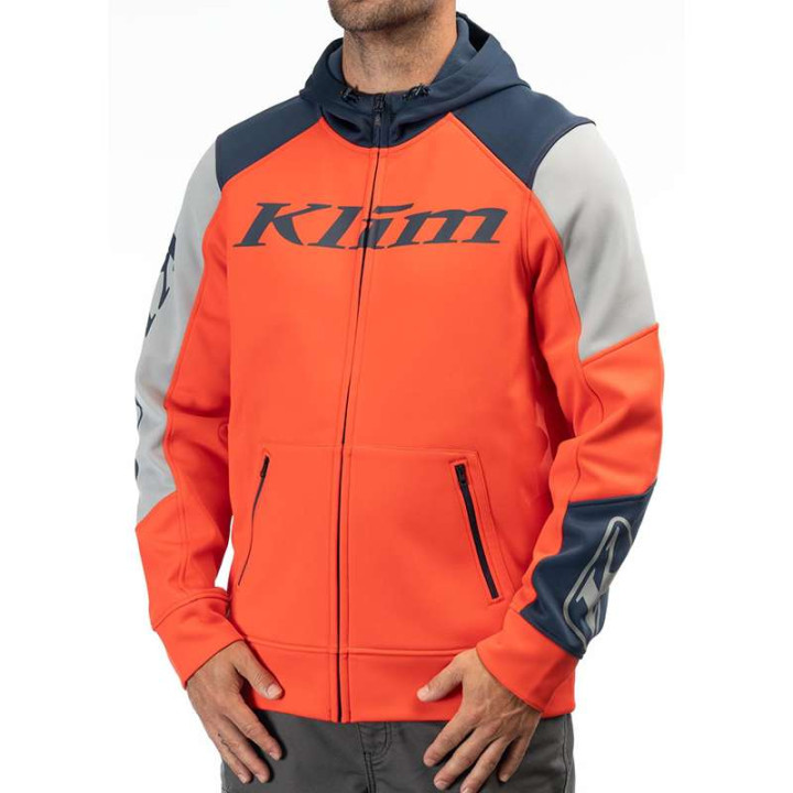 Gilet Klim STEALTH - Fiery Red-Dress Blue