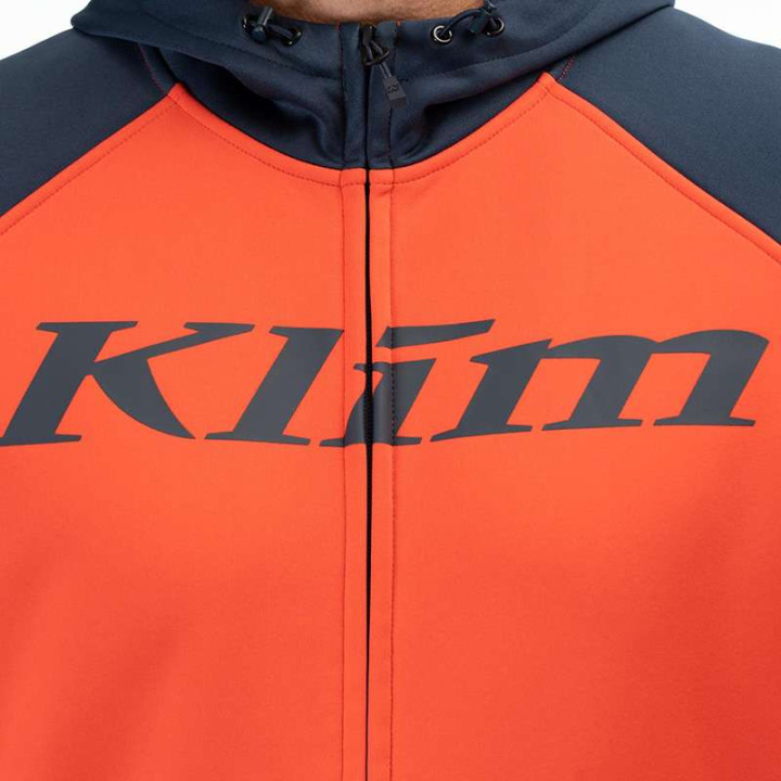 Gilet Klim STEALTH - Fiery Red-Dress Blue