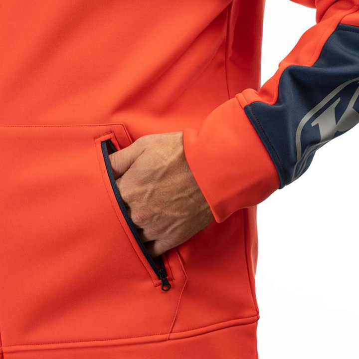 Gilet Klim STEALTH - Fiery Red-Dress Blue