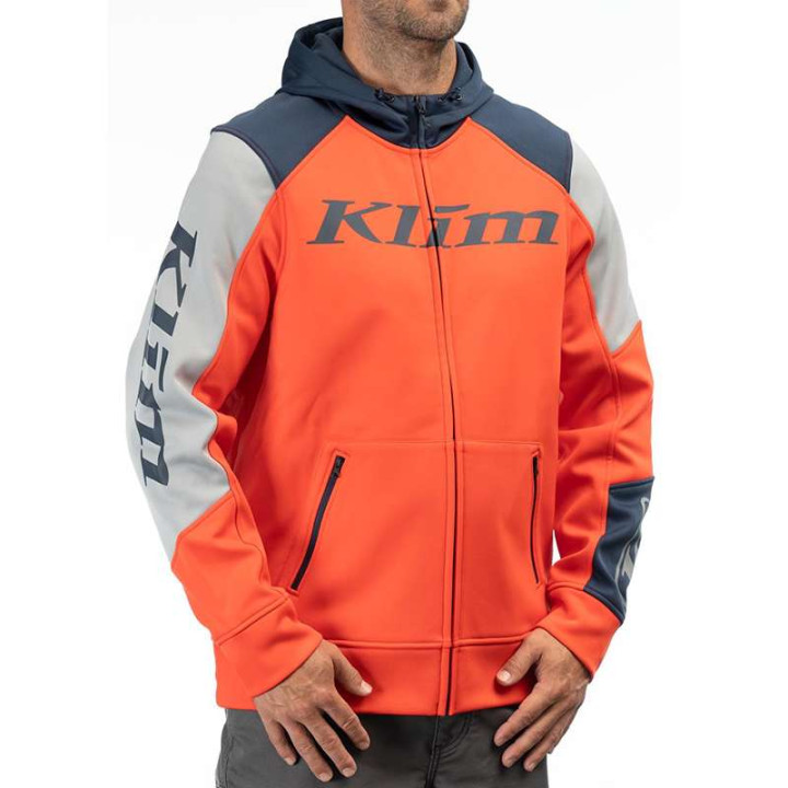 Gilet Klim STEALTH - Fiery Red-Dress Blue