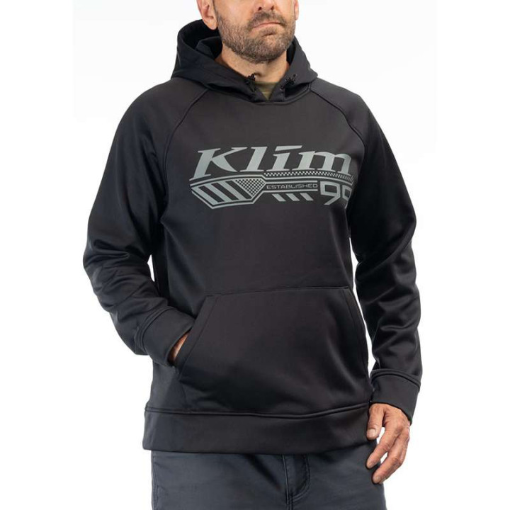 Sweat KLIM FOUNDATION PULLOVER HOODIE Noir