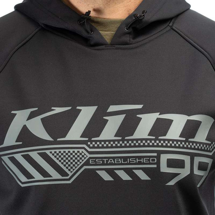 Sweat KLIM FOUNDATION PULLOVER HOODIE Noir