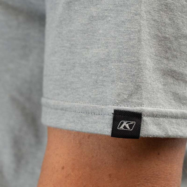 Tee-shirt Klim FOUNDATION TRI-BLEND Gris