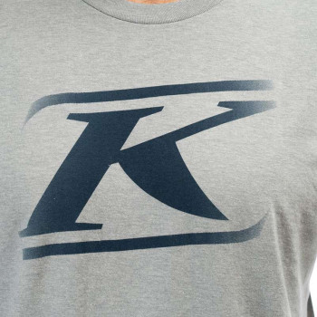 Tee-shirt Klim DRIFT TRI-BLEND Gris