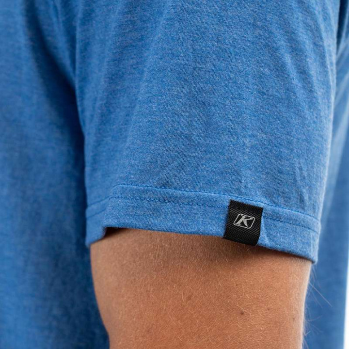 Tee-shirt Klim DRIFT TRI-BLEND Bleu