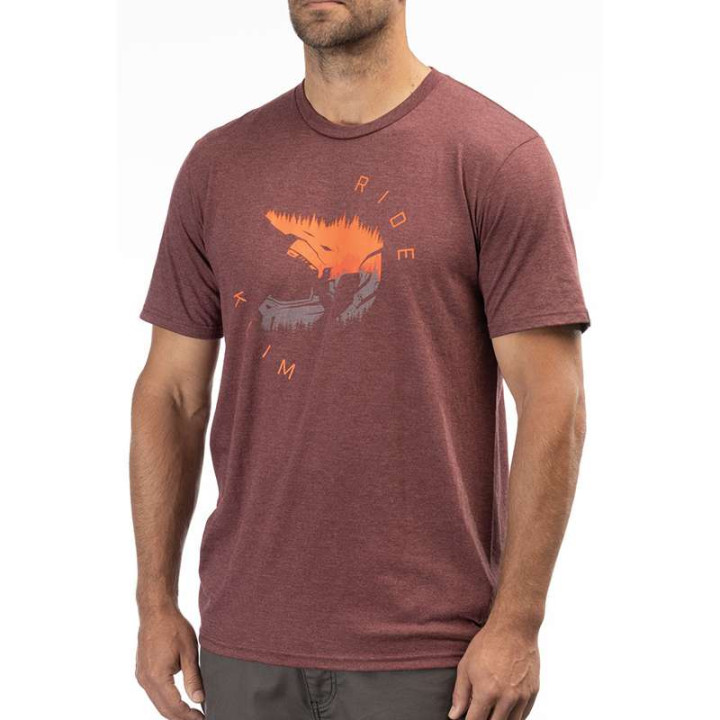 Klim RIDE TRI-BLEND T-shirt Red