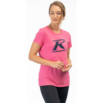 Tee-shirt femme Klim DRIFT TRI-BLEND Rose