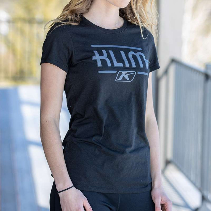 Women's T-shirt Klim KUTE CORP SS T Black