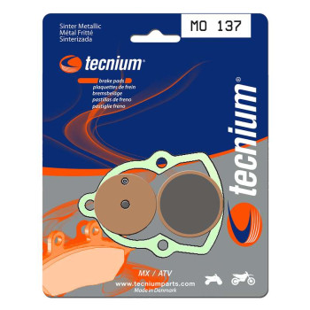 Plaquettes de frein métal fritté Tecnium MO137